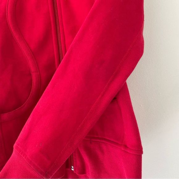 Lululemon scuba hoodie full zipper red size 4 - Picture 4 of 7